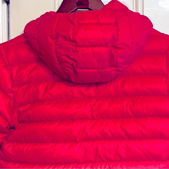 Eddie Bauer Puffer Reversible Hooded Duck Down Zip Jacket Size Child’s 10/12 - Picture 13 of 13